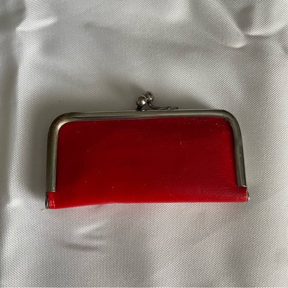 Vintage Grooming Travel Kit Trim Nail Hygene Red Leather Made In Germany - Picture 5 of 5